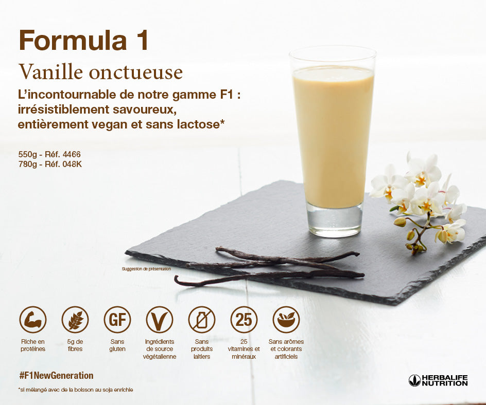 Formula 1 Boisson Nutritionnelle Vanille Onctueuse 780g