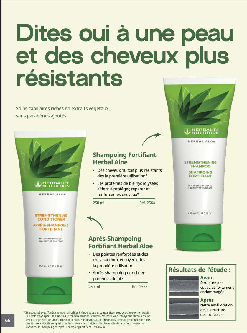 Shampoing Fortifiant Herbal Aloe 250ml