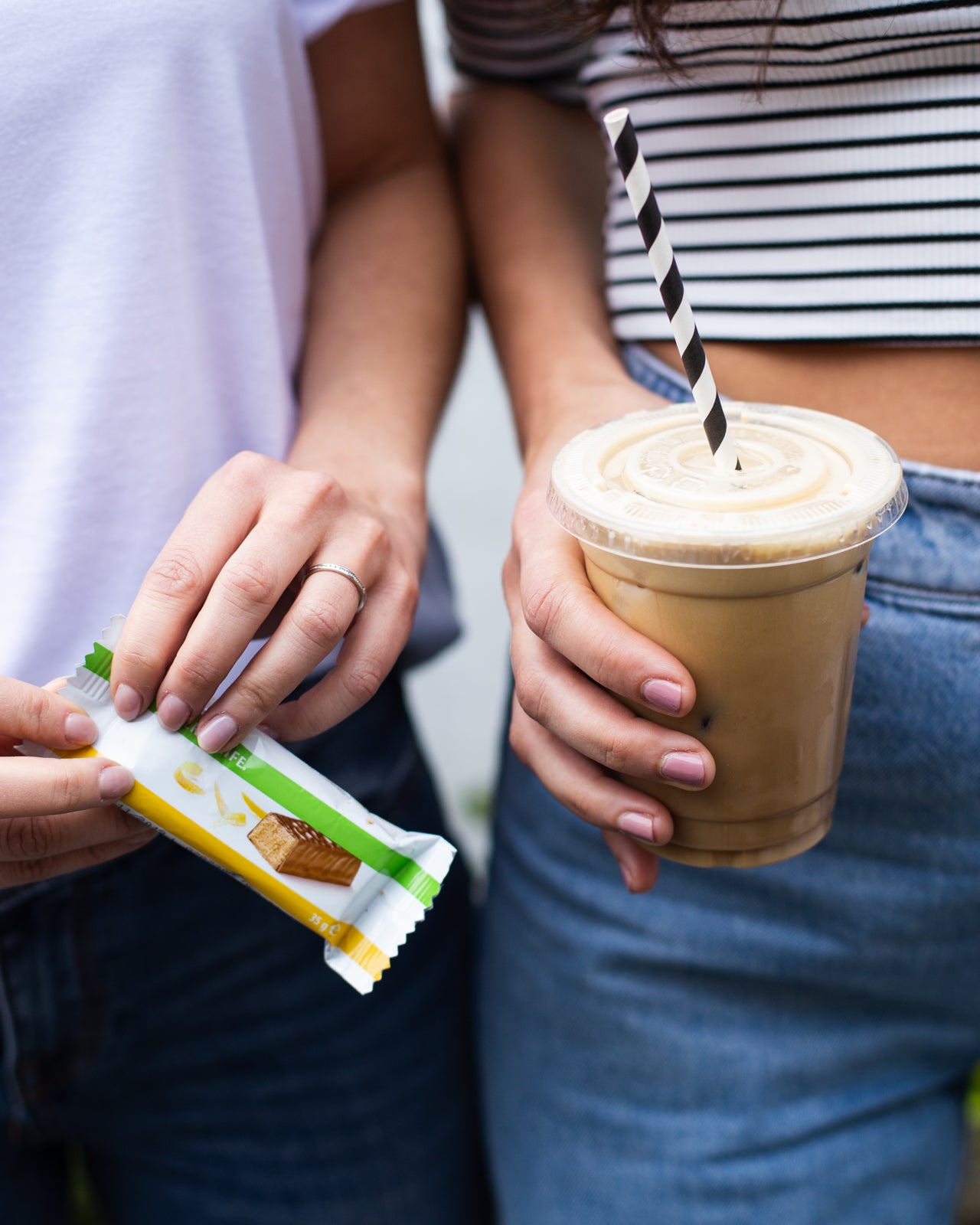 High protein ice coffee