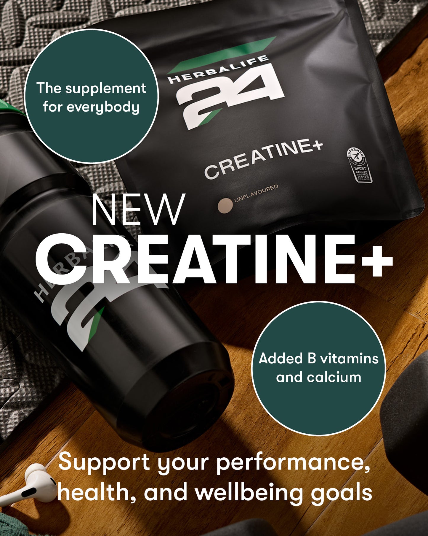 Créatine+ Herbalife24 Saveur Neutre 228 g