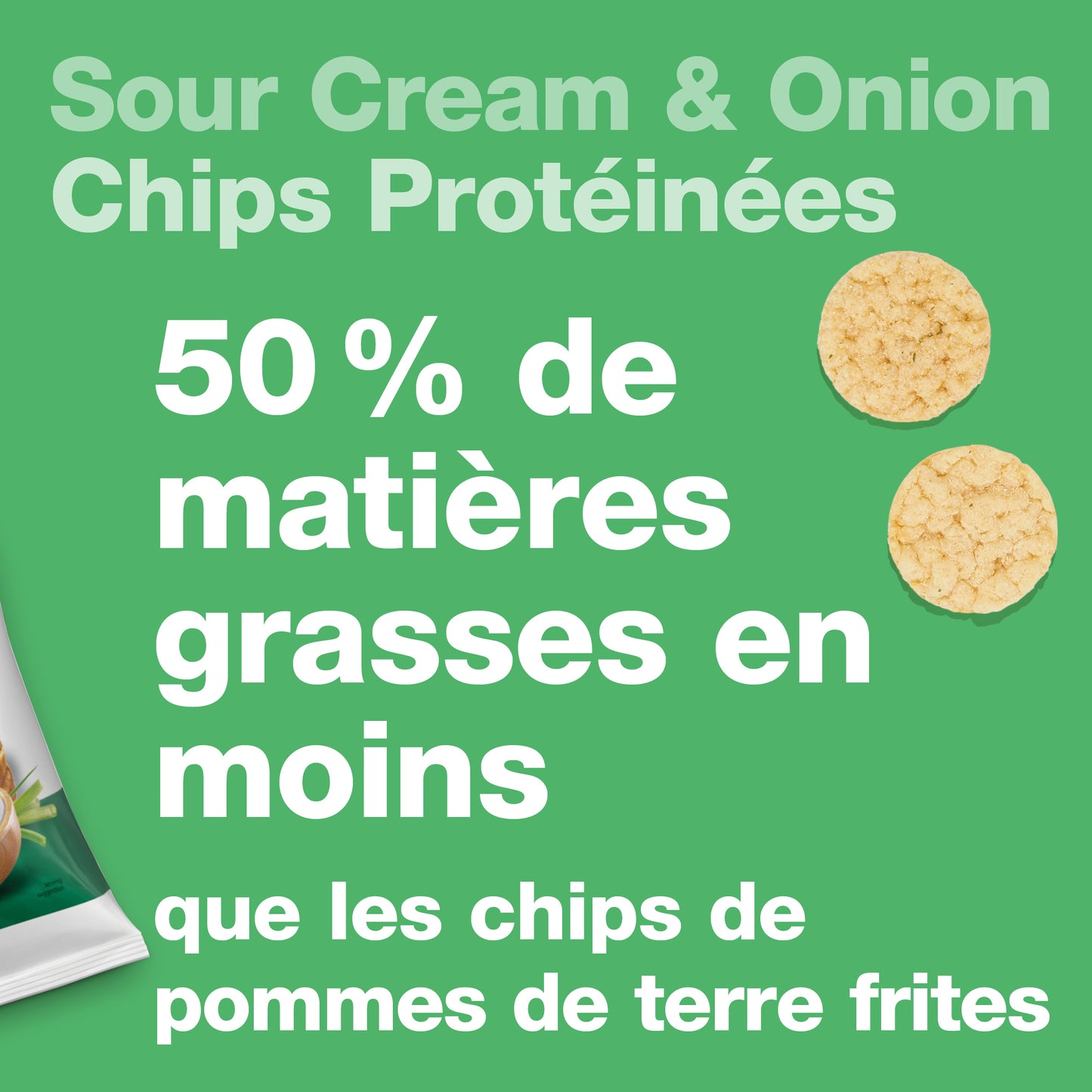Chips Protéinées Saveur Sour Cream & Onion