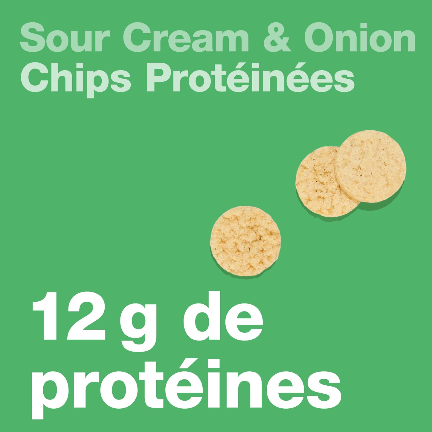 Chips Protéinées Saveur Sour Cream & Onion