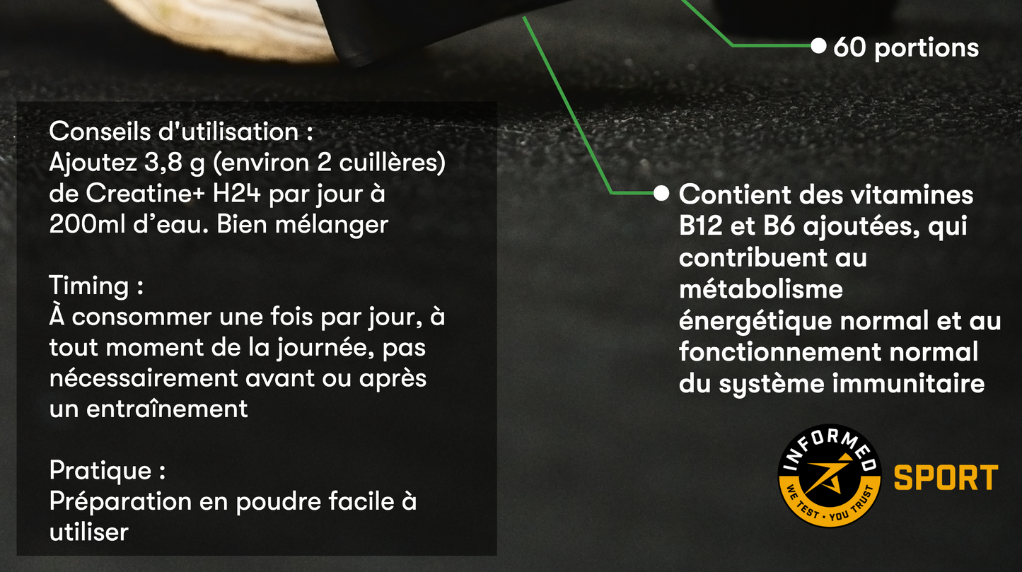 Créatine+ Herbalife24 Saveur Neutre 228 g