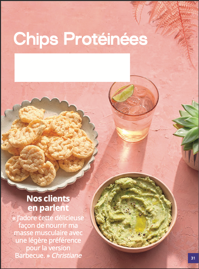 Chips Protéinées Saveur Sour Cream & Onion