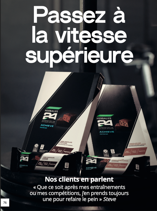 Barres protéinées Achieve H24