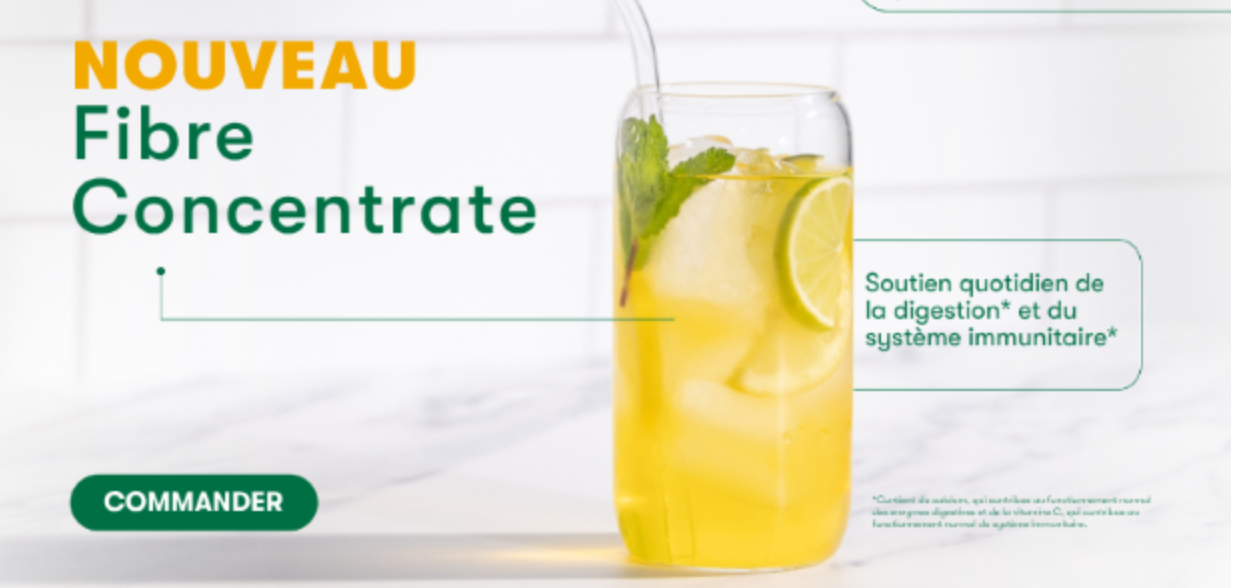 Fibre Concentrate saveur orange douce et baies de goji 550 ml