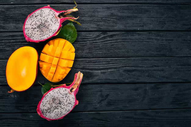 EXTRA NOUVEAUTÉ D'ÈTÈ: Boisson instantanée à base de thé et d'extraits végétaux Saveur mangue fruit du dragon 102 g